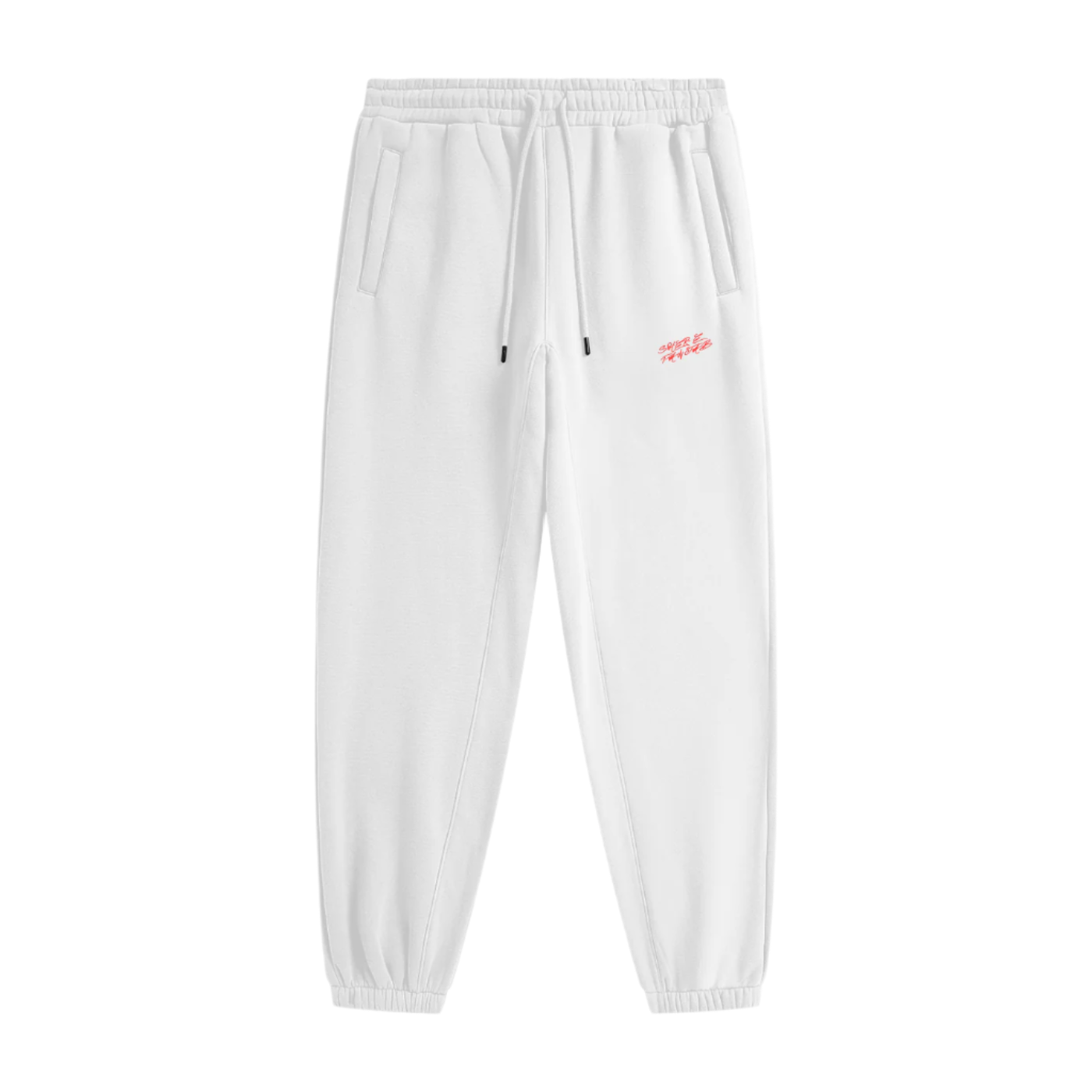 Sher-E-Panjab Fleece Joggers - White