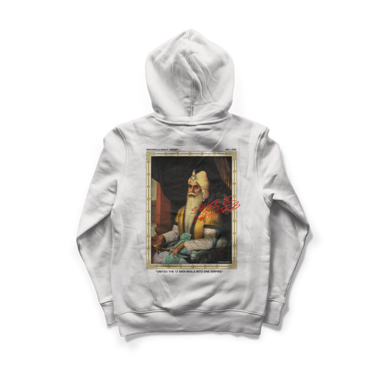 Sher-E-Panjab Fleece Hoodie - White